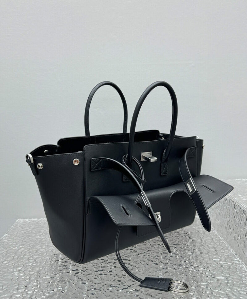 Balenciaga Bel Air Small Carry All Bag Black